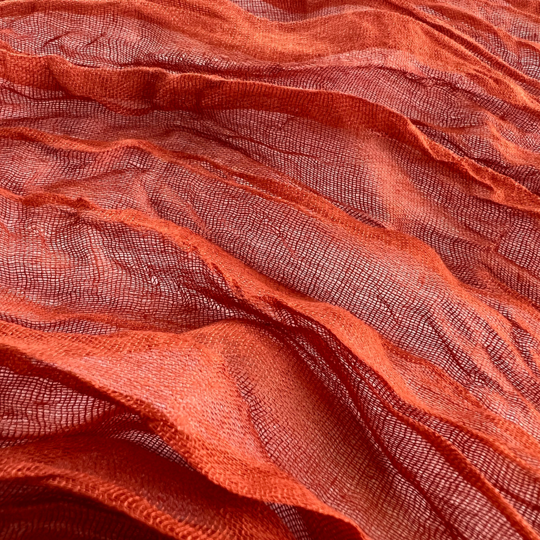 Rust Cheesecloth Napkin