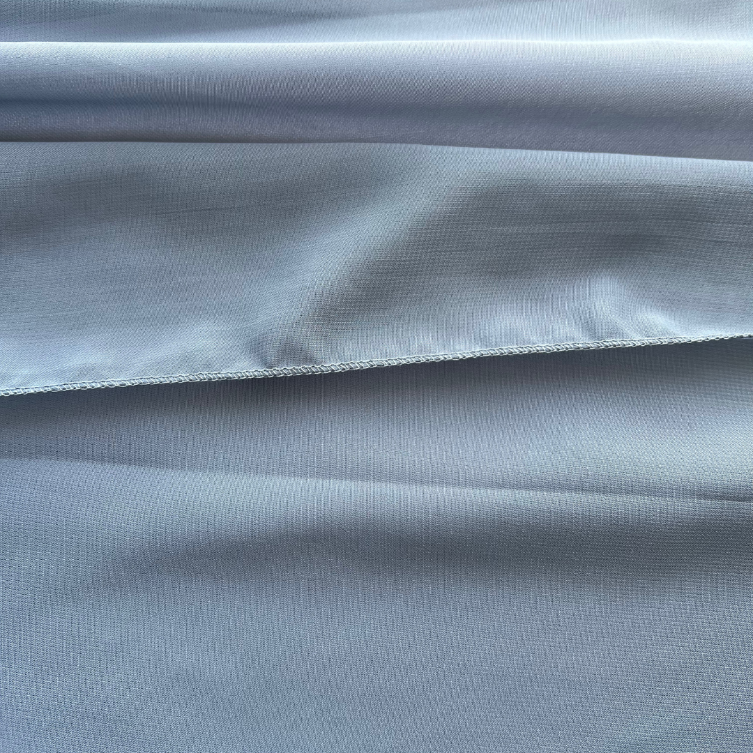 Dusty Blue Chiffon Table Runner