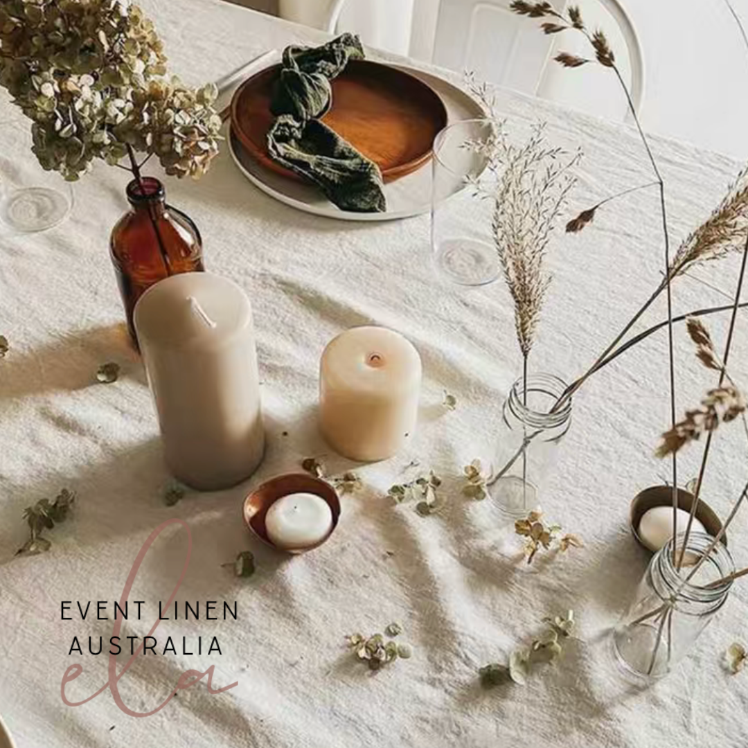 Beige Tablecloth