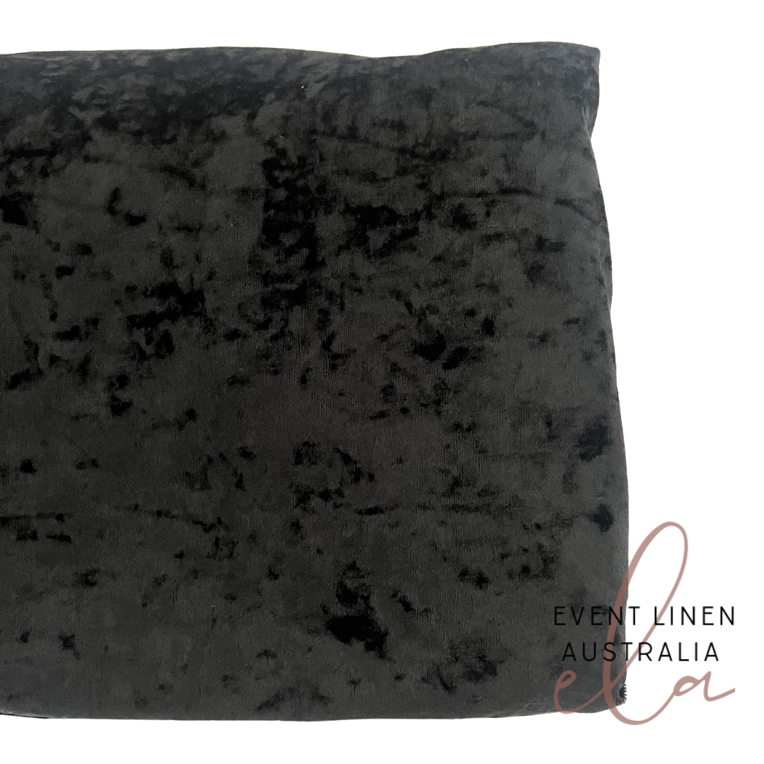 Black Velvet Tablecloth