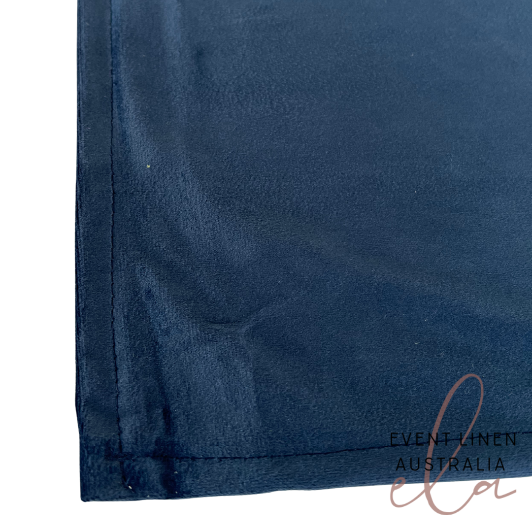 Dark Blue High Quality Velvet Table Runner