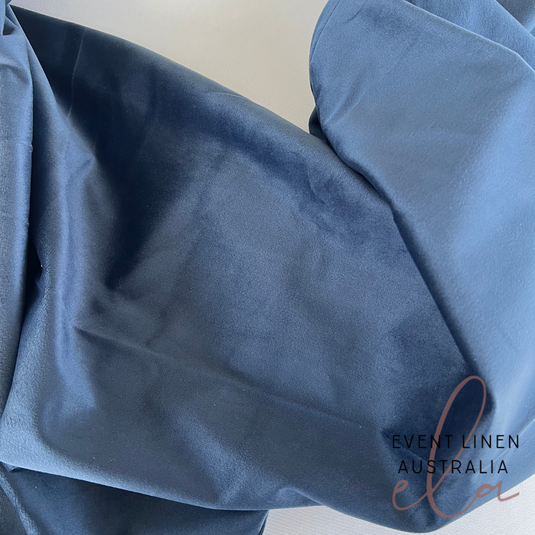 Dark Blue High Quality Velvet Table Runner