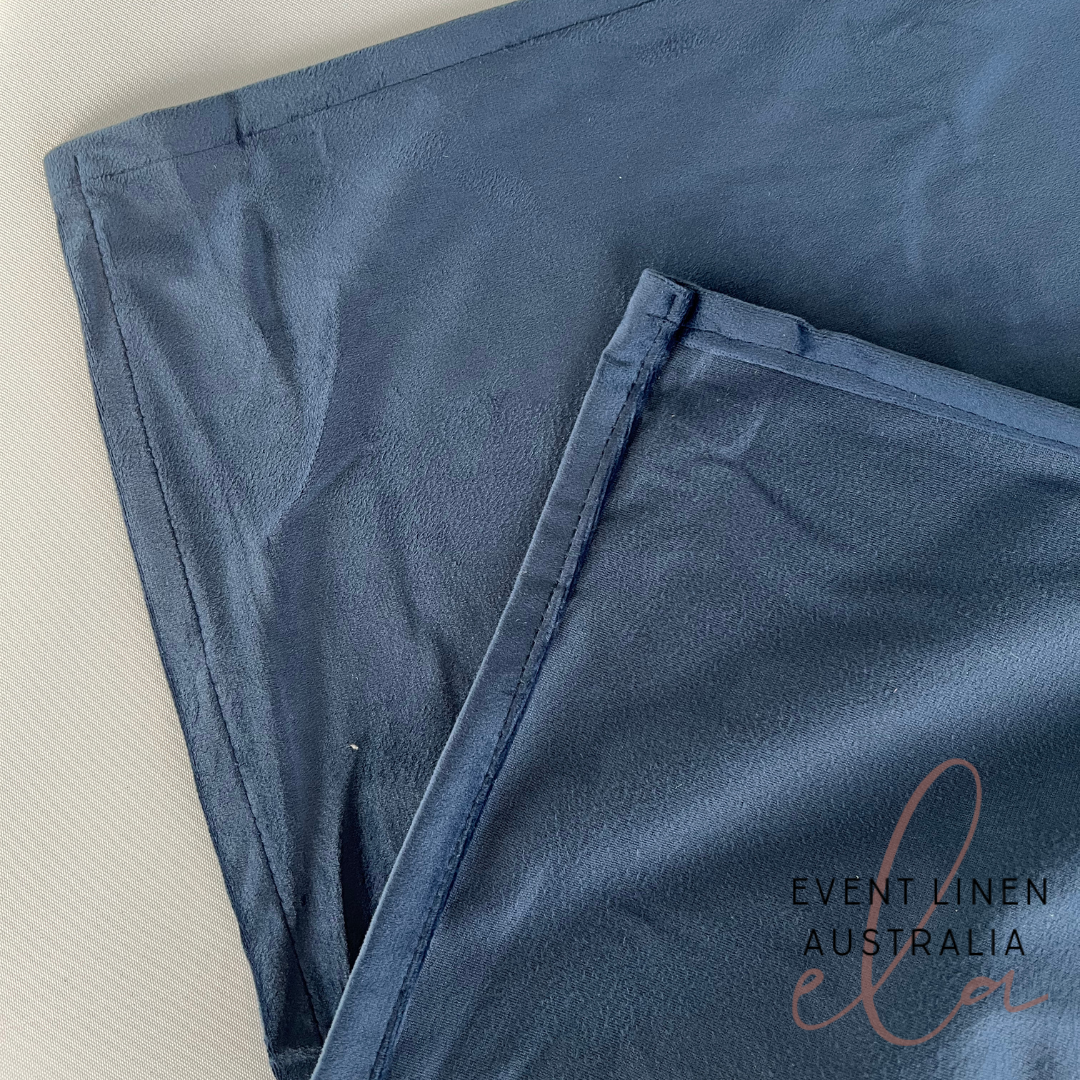 Dark Blue High Quality Velvet Table Runner