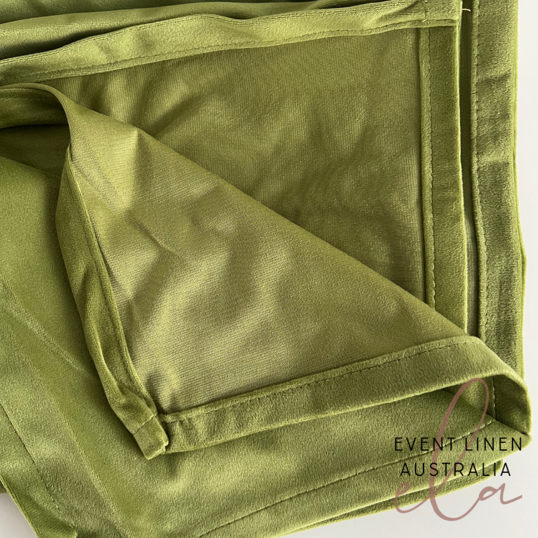Grass Green High Quality Velvet Table Runner