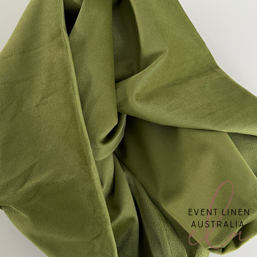 Grass Green High Quality Velvet Table Runner