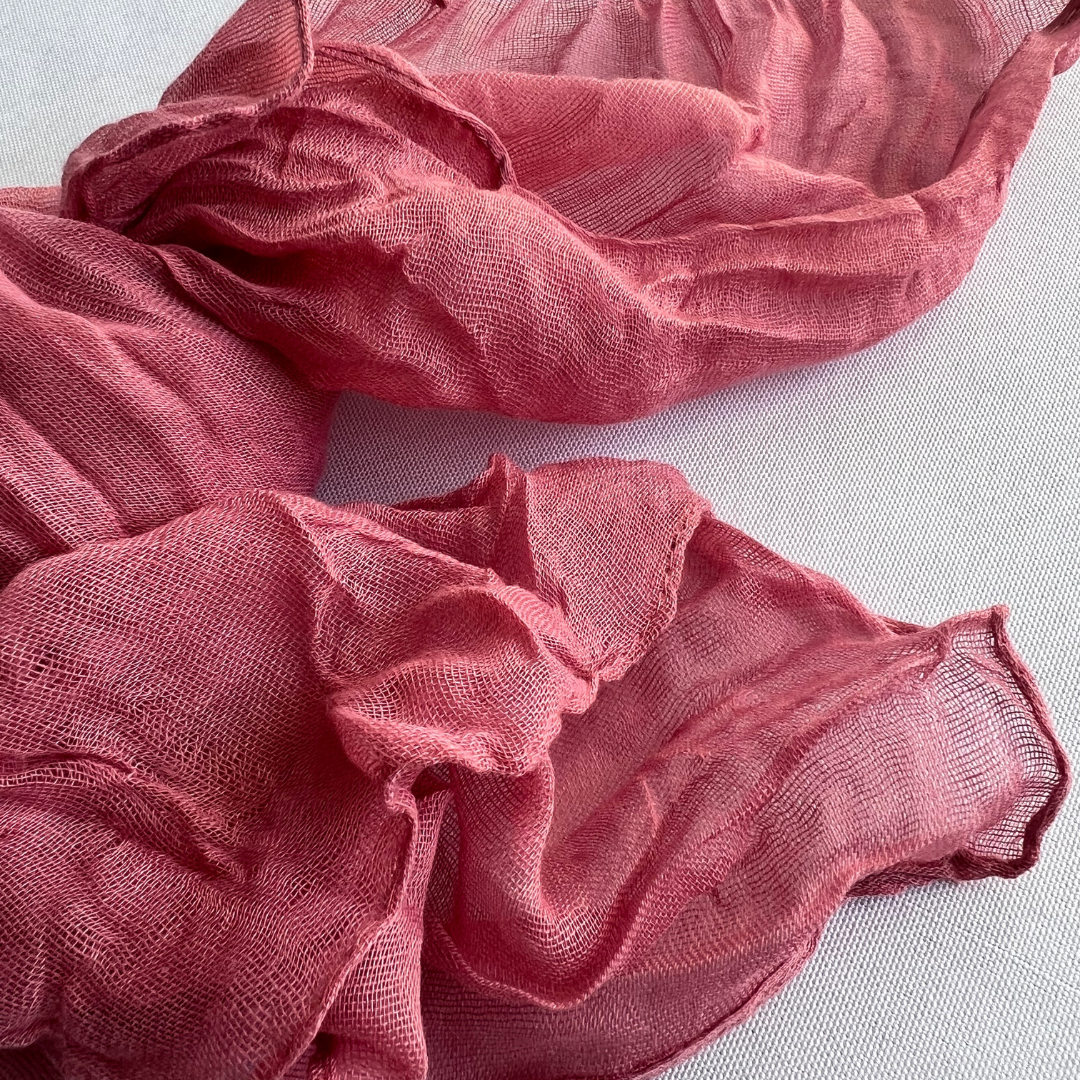 Dusty Rose Cheesecloth Napkin