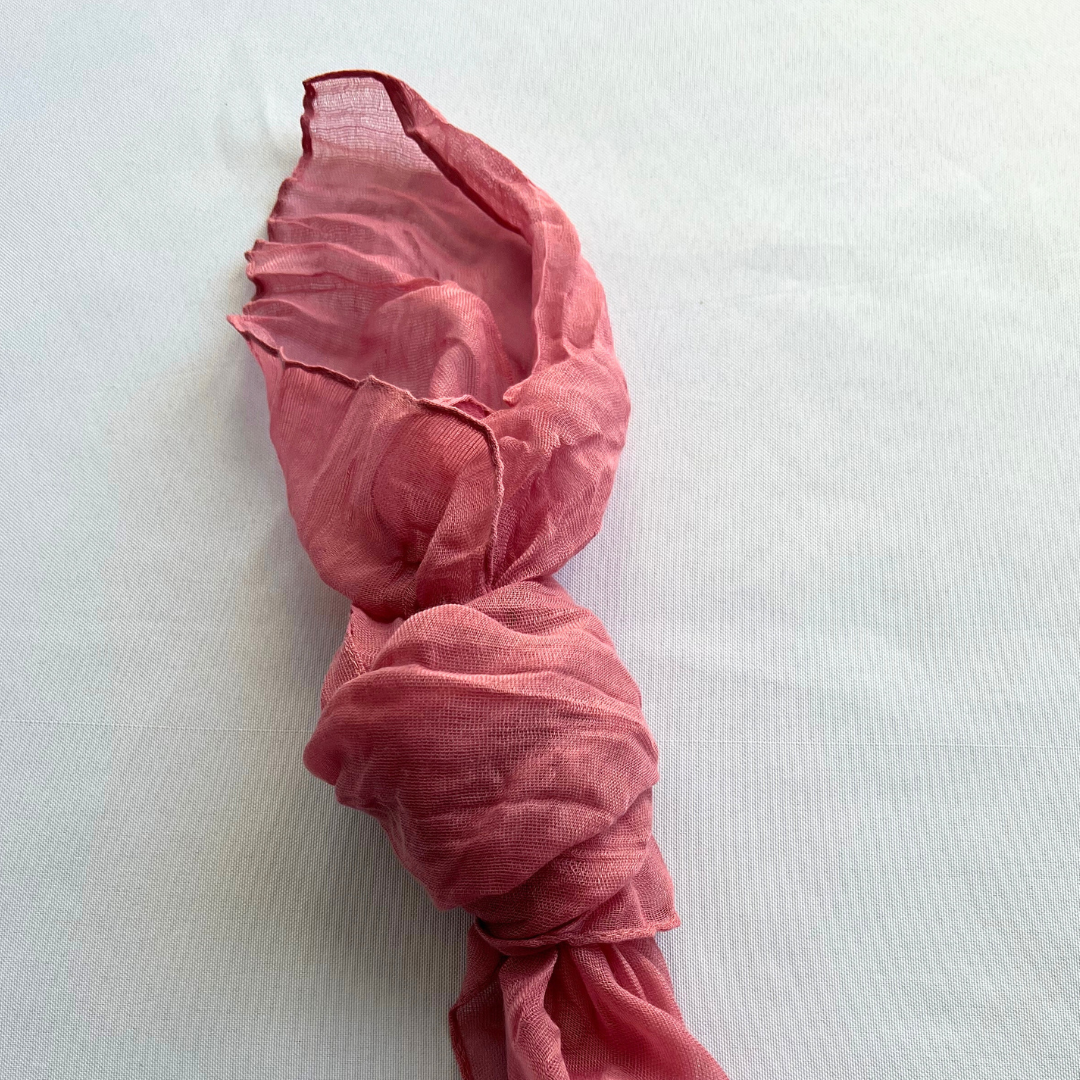 Dusty Rose Cheesecloth Napkin