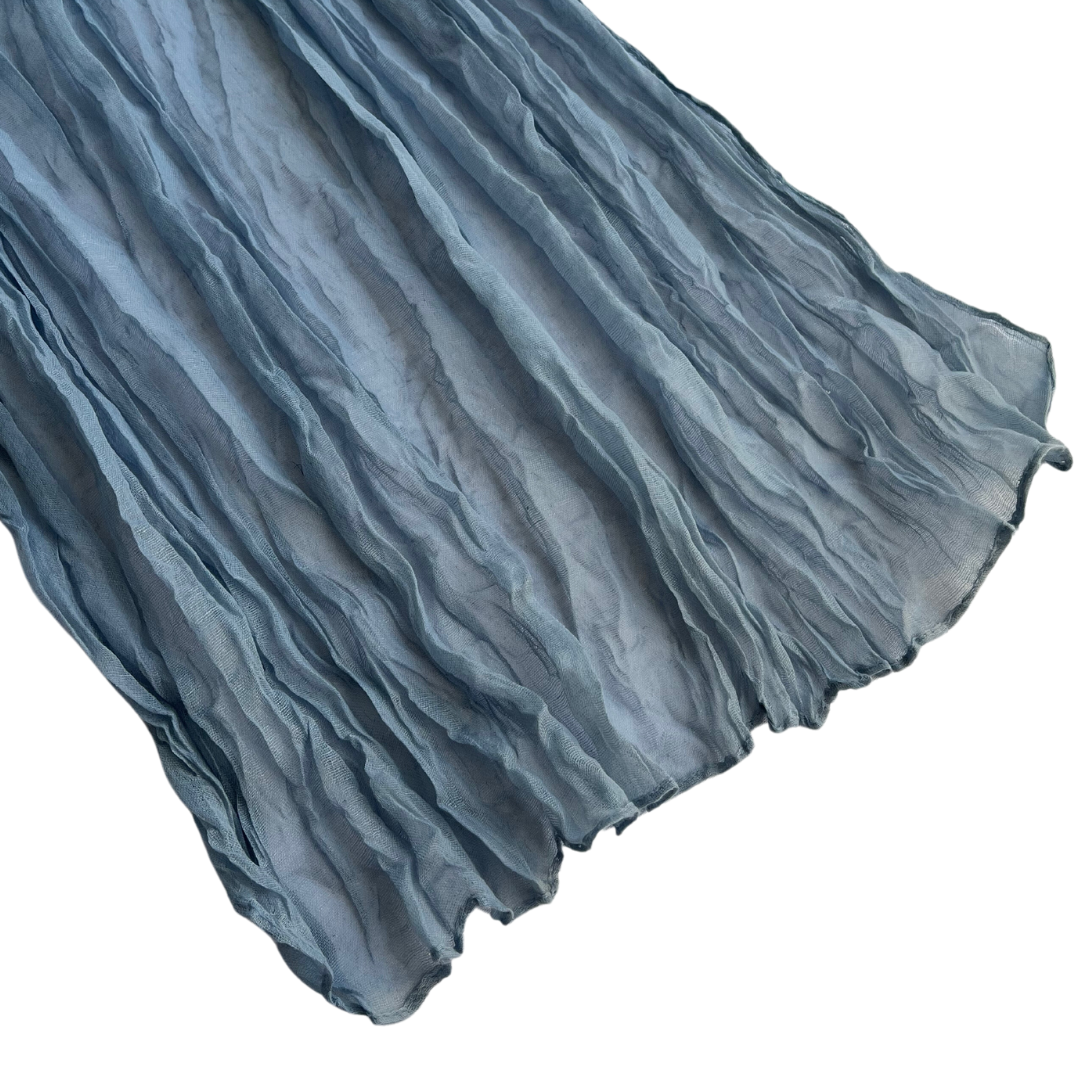 Dusty Blue Cheesecloth Table Runner