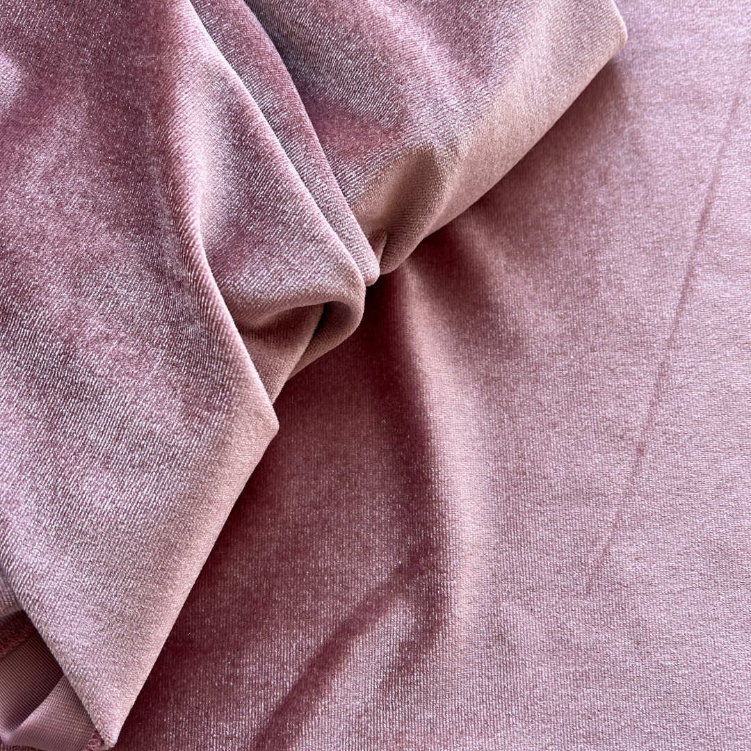 Dusty Rose Velvet Table Runner