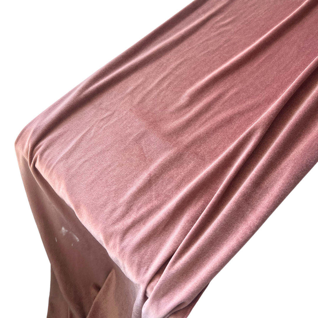 Dusty Rose Velvet Table Runner