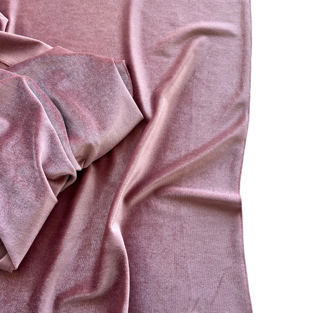 Dusty Rose Velvet Table Runner