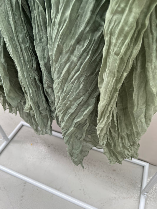Ex-Stock Cheesecloth Eucalyptus Table Runner