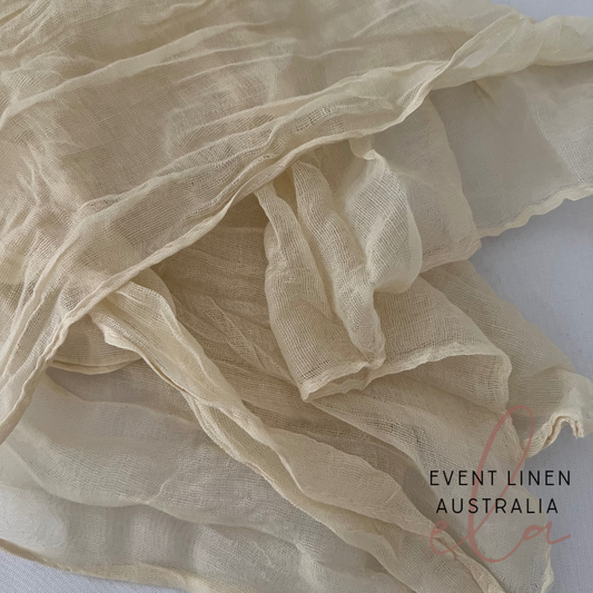 Beige Cheesecloth Napkin