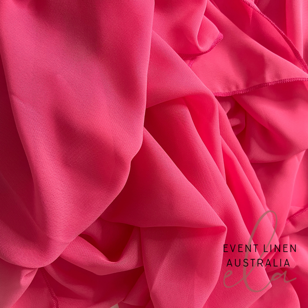 Hot Pink Chiffon Table Runner