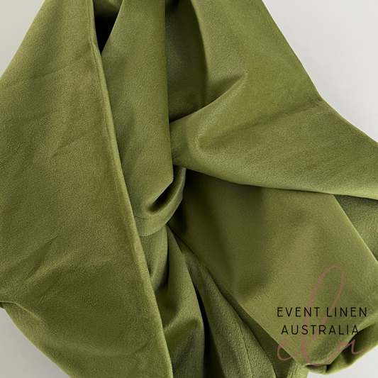 Grass Green High Quality Velvet Table Runner
